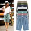 Plus Size Pants Women Summer Casual Harem Pants Loose Fashion Half Pants Trousers Surfing Beach Board Shorts Holiday Sea Slim Capris B3997