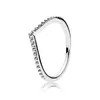Аутентичный 925 Серебряное кольцо стерлингового кольца Желание Кольцо Кольцо с хрустальными кольцами для женщин для женщин свадебная вечеринка.