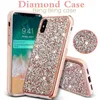 Premium Shockproof Glitter Rhinestone Diamond Cases For Iphone 14 Pro Max 13 12 11 XS XR 7 8 plus Samsung S22 S21 S20 Ultra Note 20 Hybrid Soft Silicone Hard PC Phone Cover