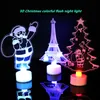 Kids Toys 2019 Newest Originality Christmas Trees Santa Claus Night Light LED Children 3D Colorful Flash Luminous Christmas Toys Gifts