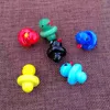 Оптовая DHL Free Carb Caps Новые Курительные принадлежности Мини Cute Multicolor UFO Duck Carb Caps для стекла Dab Rigs DCC01