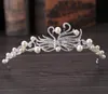 Nuovo copricapo da sposa Pearl Princess Crown briglia da sposa corona accessori da sposa