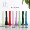 Retail 4-calowy silikonowy trzon do szklanych tubek Bong kolorowe opcje popularne do użycia Fansfun