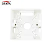 5YOA 86 Box Mount Bottom Wall Switch Socket Switch-Base PVC Surface Outlet Junction Electrical Accessories Mounting Exit Button
