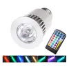 28keys ile 85-265V AC 5W RGB GU10 LED Spotlight Renk değiştirme Ampul Işıklar Uzaktan Kumanda ile IR