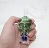 Vetro Dab Rigs Bruciatore a olio Mini Narghilè Pipa da fumo Bong Artigianato artistico Shisha all'ingrosso