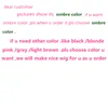 Teil Ombre Blonde Farbe Kunsthaar Lace Front Perücken mit dunklen Wurzeln Kleberlose hitzebeständige Faser für afroamerikanische Mädchen7586588