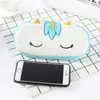 Cartoon horse Pencil Bags Pendant Cosmetic Coin Purse Plush Case Makeup Pouch Student stationery bag C5478