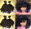 Yaki Brazilian Virgin Hair 3pcs Lot Middle Part 4x4 Lace Closure z 2pcs Bundles Unforted Yaki Hair Extention24712406872407