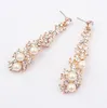 Der neue heiße große Name der Schwerindustrie ist voller Diamant-Perlen-Ohrringe im langen Stil, schöne Dame, luxuriöse hochwertige Waren, Ohr-Nagel-Ohrringe
