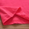 2018 Neonato Neonato Neonate Vestiti Set Primavera Autunno Manica lunga T-shirt floreale Pantaloni Cappello Abbigliamento per ragazze Rosa Rosso Abiti 3 pezzi