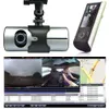 Uppgraderad dubbla lins GPS-kamera Full HD-bil DVR Dash Cam Video Recorder G-Sensor Night Vision för Uber Lyft Taxi Drivers206Q