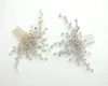 Moda nupcial casamento tiaras impressionante pente fino jóias de noiva acessórios cristal pérola escova de cabelo 6100643