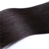 Brazilian Virgin Human Hair 3 Bundles With 4X4 Lace Closure Peruvian Malaysian Indian Straight Hair Extensions Wefts With Closures