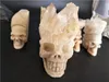 300 جرام طبيعية crystal cluster skull rounder cluster handcarft quartz skull alcull sale sale sale rome