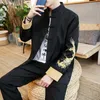 Chinese style Tang suit suit male youth costume Hanfu retro national wind Buddha men's jacket265v