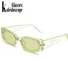 New Fashion Vintage Sunglasses Donne Donne Designer Retro Occhiali da sole Rettangolo Occhiali da sole Occhiali da sole UV400 UV400 Occhiali da vista