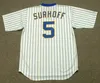 Maglia da baseball Milwaukee 4 PAUL MOLITOR 5 BJ SURHOFF 19 ROBIN YOUNT 23 TED SIMMONS 30 MOOSE HAAS cucita