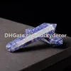 파란 반점 Sodalite 석영 관 아름다운 보석 천연 치석 돌 결정 파이프 브라질을 치료하는 Sodalite Jasper 흡연 관