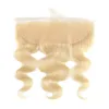 IShow 10a 613 Blond Body Wave 44 Spetsstängning Brasilianskt mänskligt hår Rak 134 Ear till Ear Spets Front för kvinnor 820inch9578829