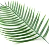 Artificial Green Leaf Large Plastic Tropical Palm Foliage Leaves Plant For Hawaiian Party Wedding Home Garden Decorations 10pcs/lot