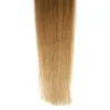 Ombre färg tb / 27 1g / s rak fusion hår platt tips stick tips keratin maskin gjord remy pre bunden mänsklig hårförlängning 100g