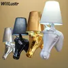 horse wall lamp modern wall sconce wall light The horse lamp Ma Tau bedside lamp bedroom sitting room aisle stairs corridor restaurant hotel