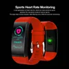 Pulseira inteligente Pulseiras de Atividade de Fitness Rastreador QW18 Tela Colorida À Prova D 'Água Esporte Relógio Monitor de Pressão Arterial Para IOS Andorid Na Caixa