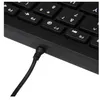 PROMOÇÃO! O tamanho pequeno ultra fino preto tamanho 78 chaves mini multimédia teclado USB para o PC do laptop