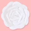 Fiore di carta artificiale grande rosa Fiore di carta fatto a metà fai-da-te per la decorazione domestica Decorazione di nozze Sfondo per feste Puntelli per fotografia a parete