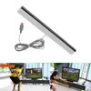 Wired Infrared IR Ray Motion Sensor Bar for Wii and WiiU Console Signal Receiver DHL FEDEX UPS EMS FREE SHIP