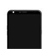 LG Q Stylo 4 Q710M 6.2 인치 프레임 교체 부품 블랙 용 LCD 디스플레이 패널
