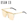DSGN CO. 2018 Klassisk stil Märke Solglasögon för män och kvinnor Hot Rimless 8 Färg Kändis Solglasögon UV400