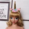 Детская вечеринка ручной вечеринки золото unicorn gornd gorn gold blittery beautiful Headwear Hair Accessories Gold/Silver GA169