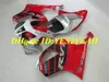 Motorfiets Fairing Kit voor HONDA VFR1000RR 00 01 04 06 VFR 1000 SP1 2000 2006 ABS Red Silver Backings Set + Gifts HW14