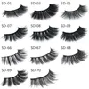 3D vison faux cils yeux maquillage doux épais naturel longs faux cils cils Extensions outils