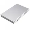 Micro SD-korthållare Aluminiumlegering Bärbara minneskort Förvaringslåda Väska Hållare Protector Enkel Bär 24 Slots för SD / SDHC / SD