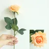 7 pçs/lote decoração rosa flores artificiais flores de seda floral látex toque real rosa buquê de casamento festa em casa design flores