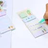 Noverty CactusかわいいステッカープランナーKawaii Sticky Notesステーショナリープランナーステッカーメモパッドかわいいパペレリアノートパッドスティック