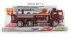 Försäljning av barns tröghetsleksaksbil Stor Simulering Ladder Truck Fire Motor Modell Toy grossist