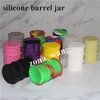 26ml grandes recipientes de tambor de óleo de silicone antiaderente Dab Jar Aprovação da FDA Bho Slick Oil Wax Storage Container Dabber Tools6166068