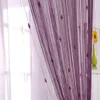 Modern Blackout Curtains for Living Room with Glass Bead Door String Curtain White Black Coffee Window Drapes Decoration264U