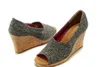 Scarpe estive di moda da donna Sandali con zeppa in tela di vendita calda di marca donna sandali con zeppa sandali estivi Spedizione gratuita