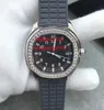 6 Panie Style Wysokiej Jakości Zegarek 5067A-011 35mm VK Quartz White Dial Dial Diamond Border Chronograph Watch Watch