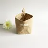 Linen Woven Storage Basket Polka Dot Small Storage Sack Cloth Hanging Non Woven Basket Buckets Bags Kids Toy Box