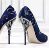 Ornamental Filigree Leaves Spiralling Naturally Up Heel White Women Wedding Shoes Chic Satin Stiletto Heels Eden Pumps Bridal1010186