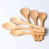 Japanese Style Eco Friendly Natural Wooden Spoon Mini Honey Spoon Coffee Spoon Wooden Small Spoons for Kids