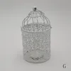 Candelieri vintage in metallo Portacandele votivo Lanterna Gabbia per uccelli Lanterna decorativa marocchina da appendere Accessori per la decorazione della casa