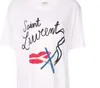 Hombres camiseta impresa letra simple santo camiseta París / SLP manga corta para hombre Lauren etiquetas Street Style Tops Camiseta del envío gratis