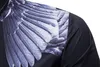 Новый повседневная мода рубашка мужская рубашка поло Крылья печати Casaul рубашки для мужчин большой размер с длинными рукавами рубашки личность человек одежда Футболки